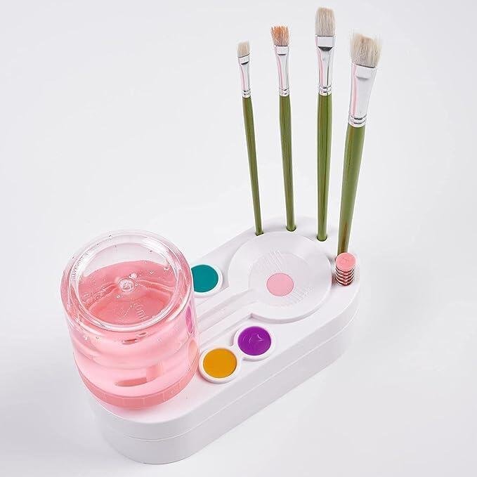 ??? Limpiador de Pinceles de Maquillaje Rápido, Profundo y Sin Esfuerzo - Producto de alta calidad para tu hogar