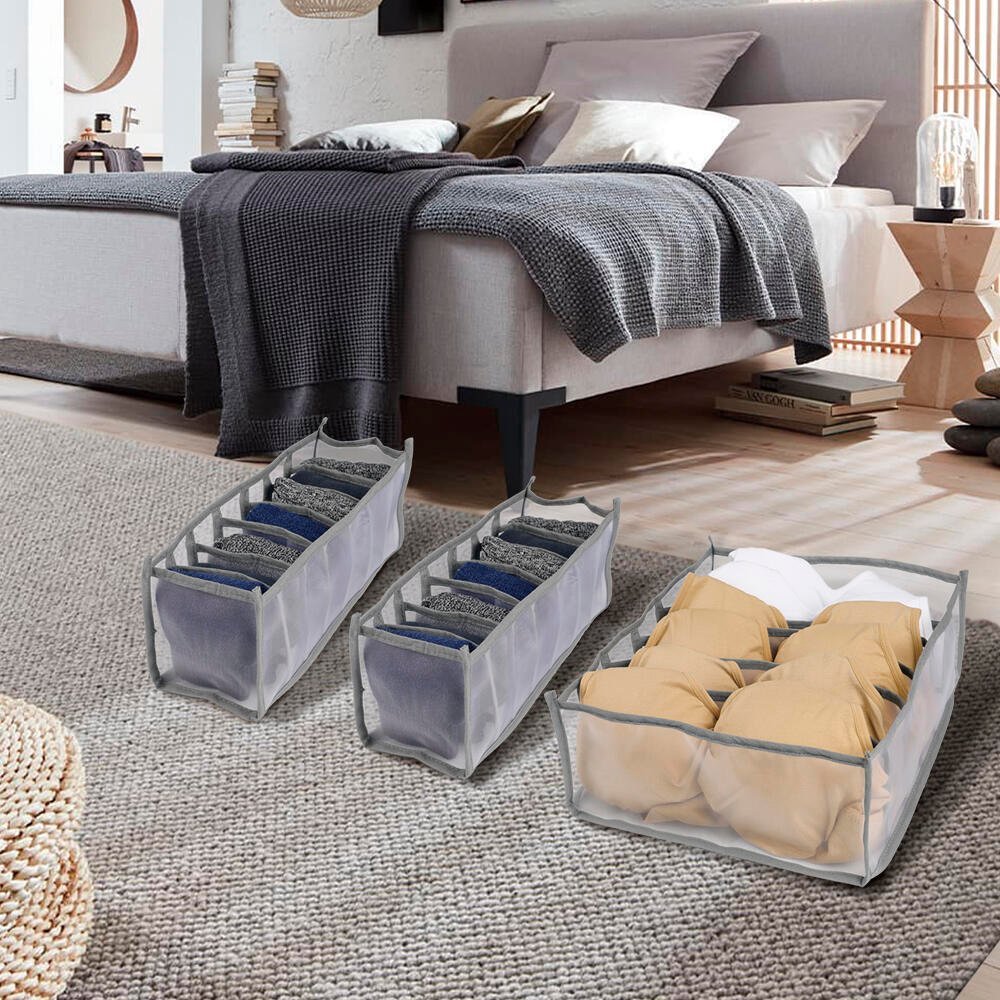 Set 3 Organizadores Ropa Interior - Producto de alta calidad para tu hogar