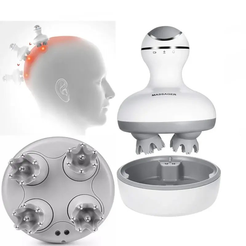 Masajeador de Cabeza Estimulador Capilar Relajación y Crecimiento en un Solo Paso - Producto de alta calidad para tu hogar