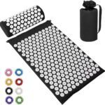 Esterilla de Acupresión Negra  Relajación, Alivio y Energía Natural Desde Casa - Producto de alta calidad para tu hogar