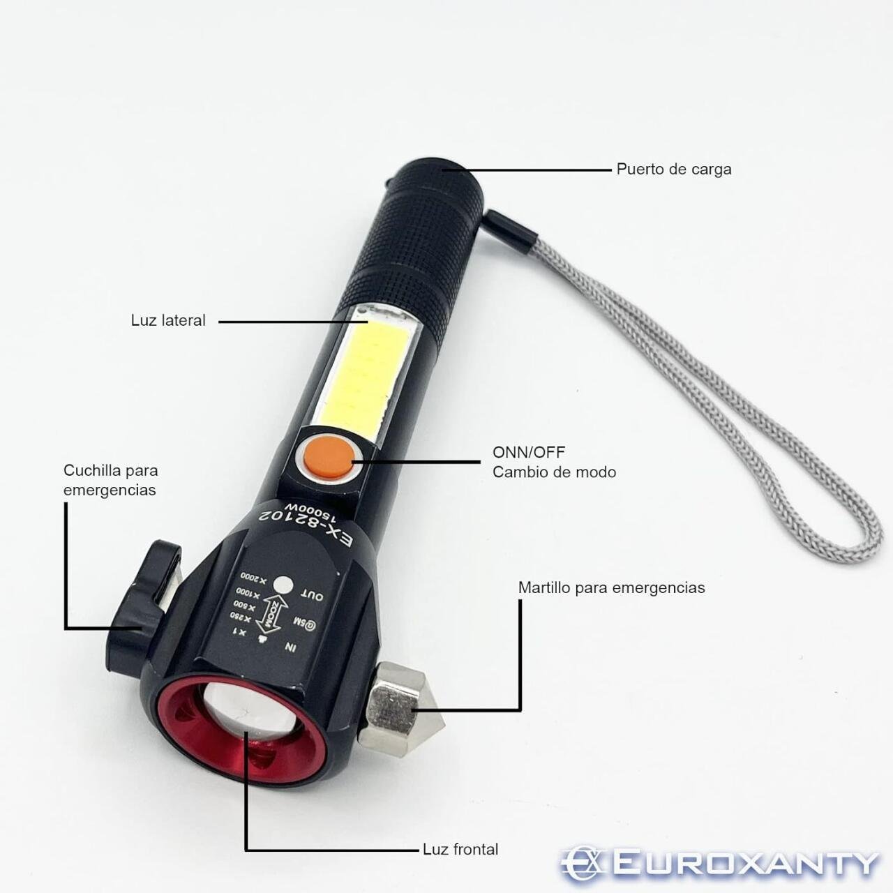 Linterna táctica LED - Producto de alta calidad para tu hogar - Imagen 3