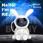 Proyector Astronauta Conejo  Ilumina tus Noches con Magia Galáctica - Producto de alta calidad para tu hogar
