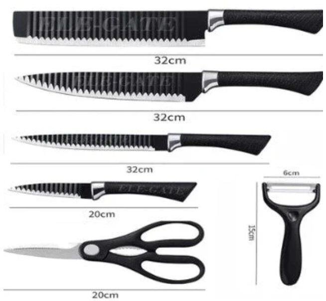 Set de cocina de 6 piezas - Producto de alta calidad para tu hogar - Imagen 3