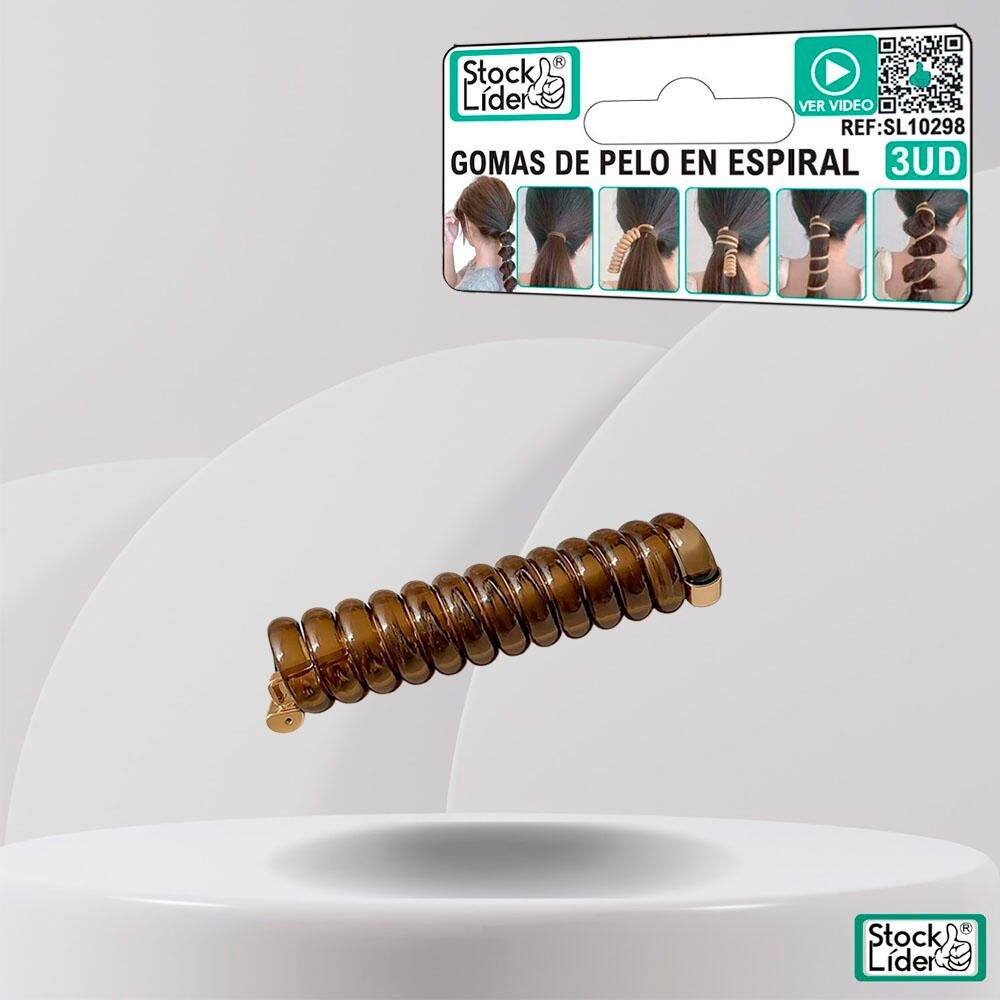 Gomas de pelo en espiral - Producto de alta calidad para tu hogar