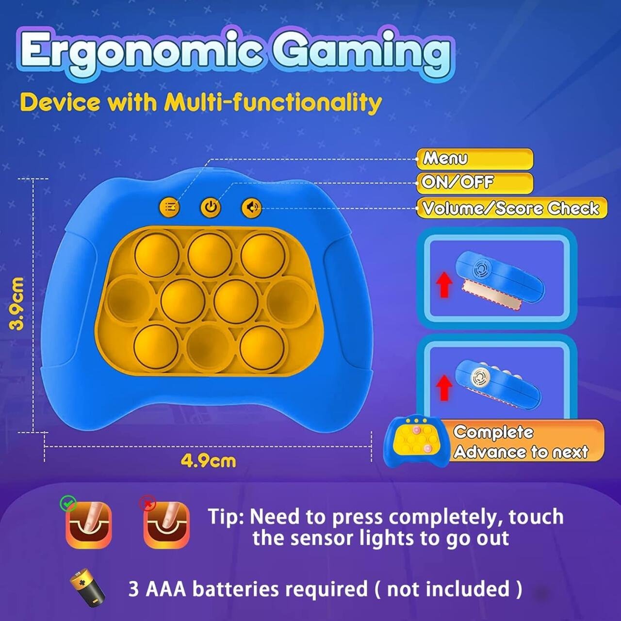 JUEGO DE MEMORIA POP IT UP ANTIESTRES - Producto de alta calidad para tu hogar - Imagen 2