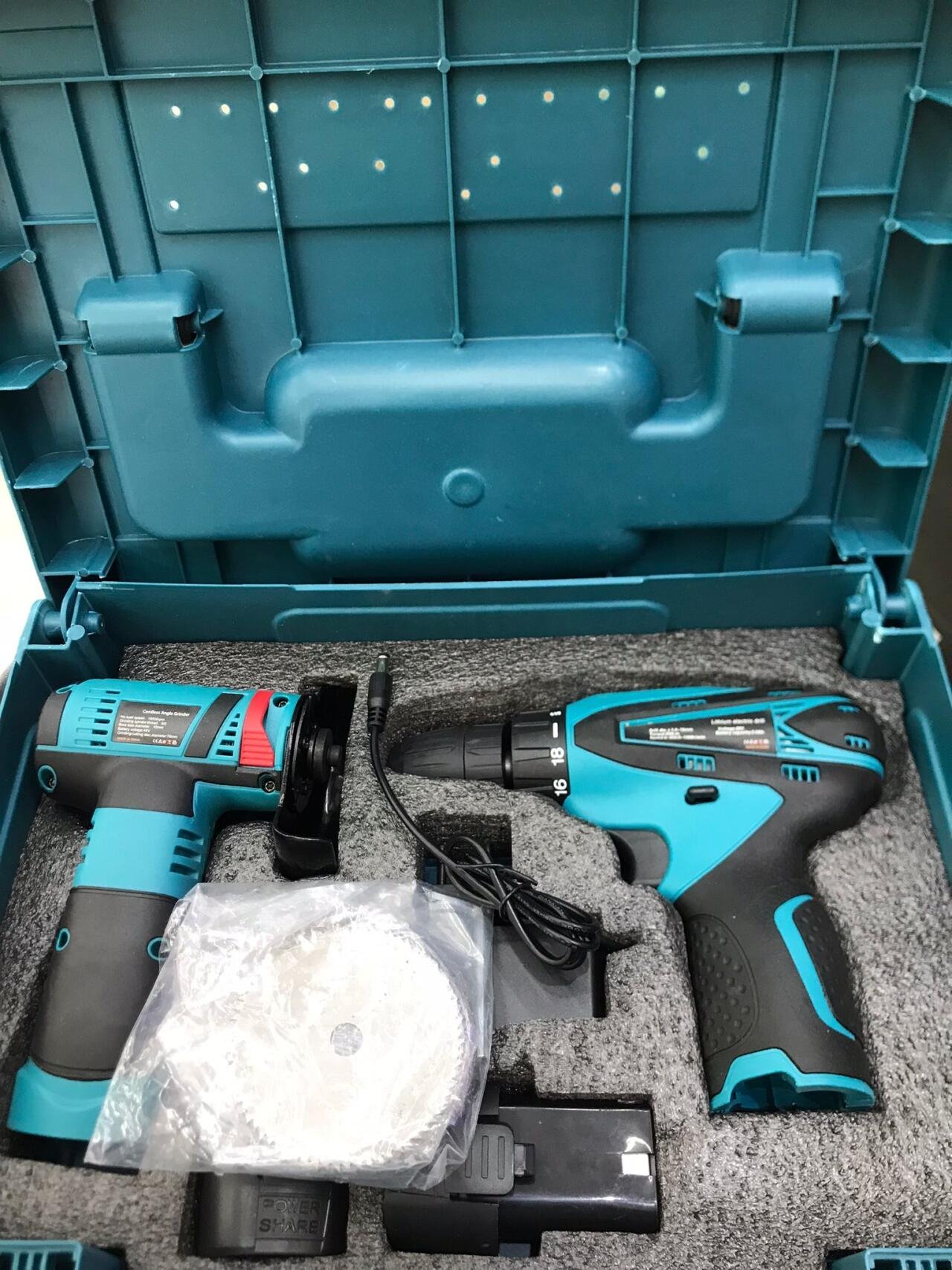 Juego de taladro y pulidora - Producto de alta calidad para tu hogar - Imagen 2