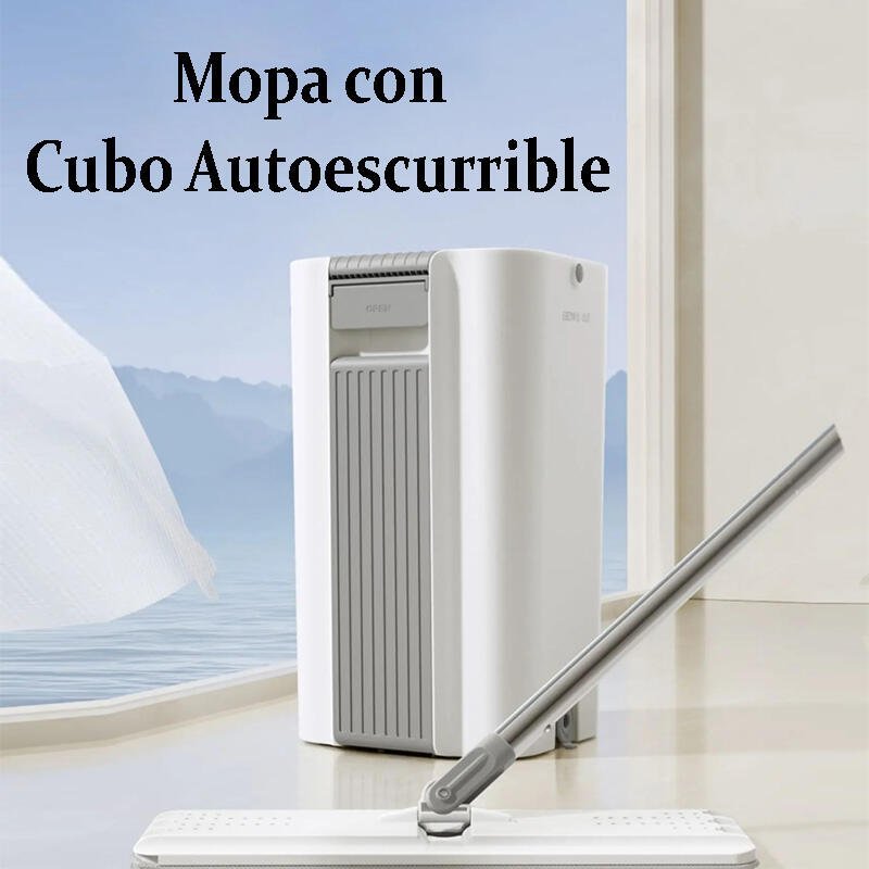 Mopa con cubo autoescurrible - Producto de alta calidad para tu hogar