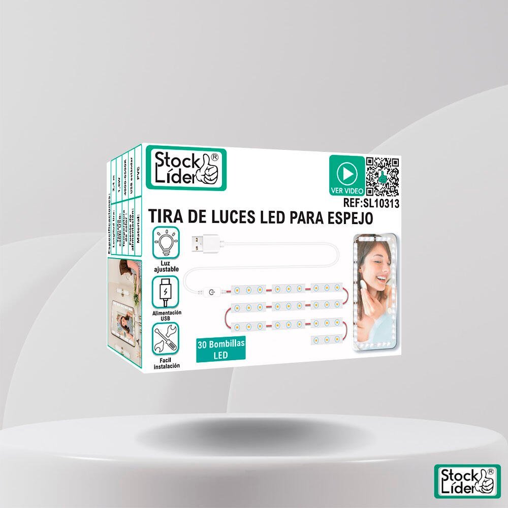 Tira de luces LED para espejo - Producto de alta calidad para tu hogar