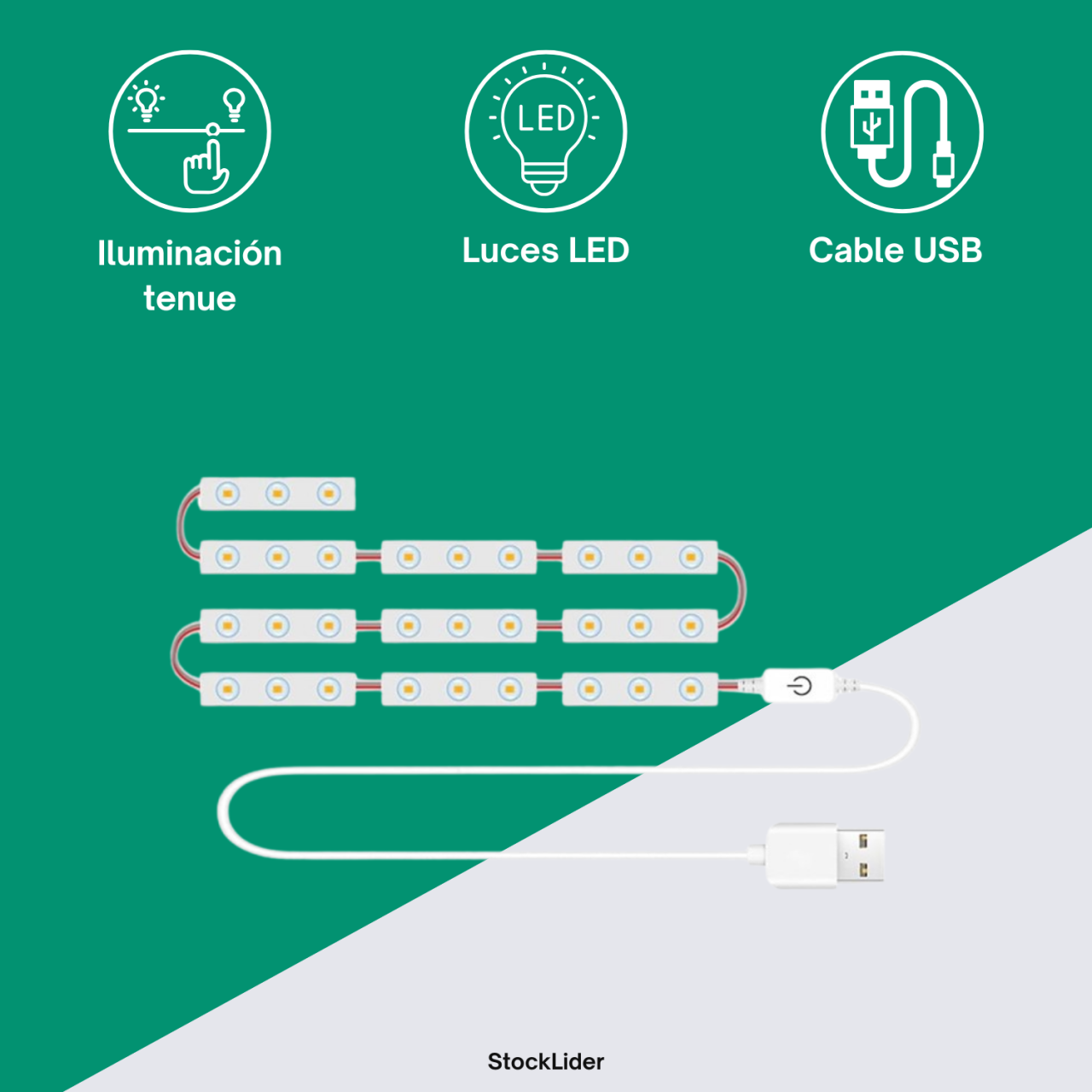 Tira de luces LED para espejo - Producto de alta calidad para tu hogar - Imagen 2