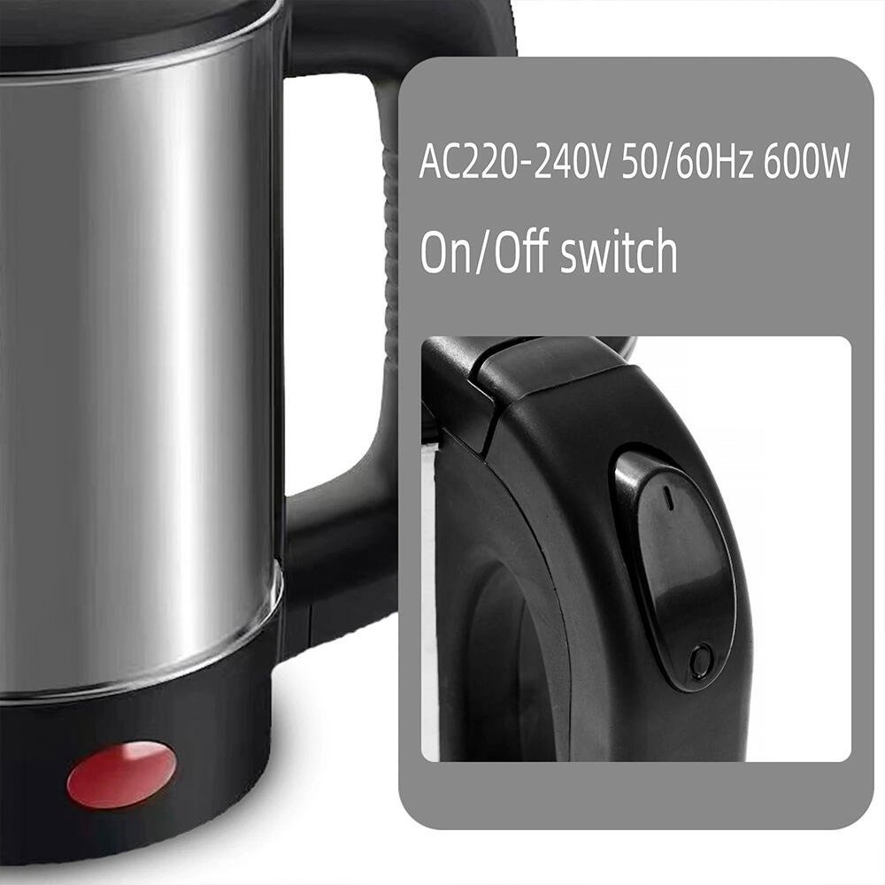 Hervidor De Acero De Viaje 0,5L - Producto de alta calidad para tu hogar - Imagen 3