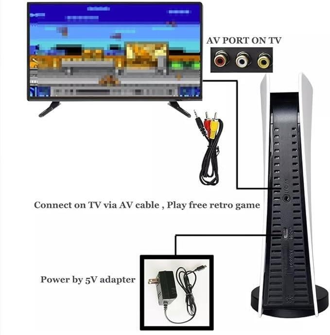 Consola GS5 Retro de Juegos 200 Juegos Preinstalados, Compatible con TV y Soporte para Dos Jugadores - Producto de alta calidad para tu hogar - Imagen 4