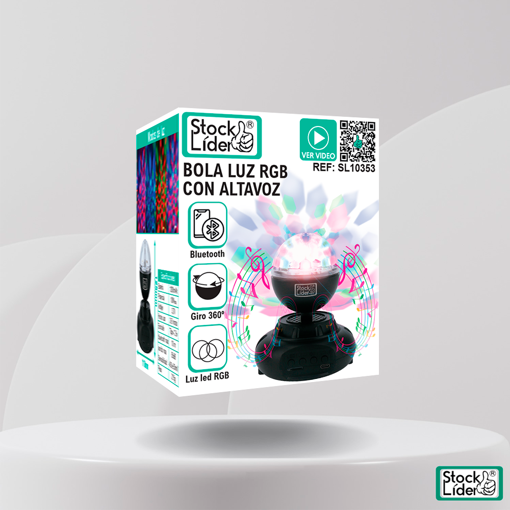 Bola luz RGB con altavoz - Producto de alta calidad para tu hogar