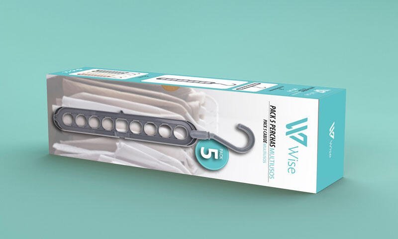 Pack 5 Perchas WT-143 - Producto de alta calidad para tu hogar - Imagen 2