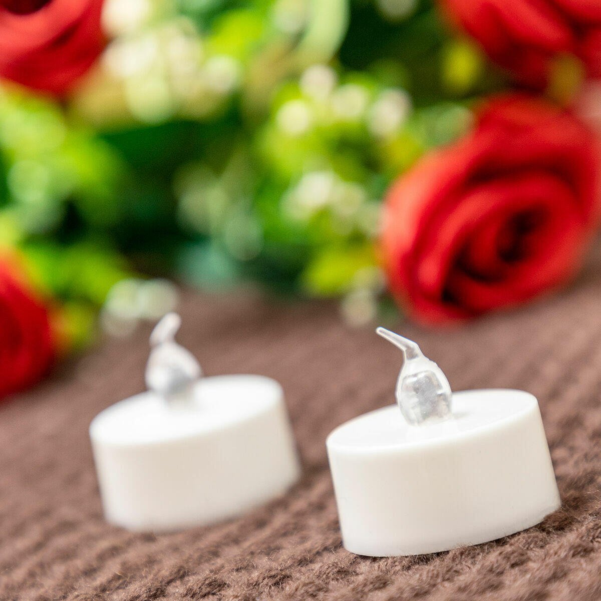 Set de Velas de Té LED Romandle Fujos 12 Unidades - Producto de alta calidad para tu hogar - Imagen 4